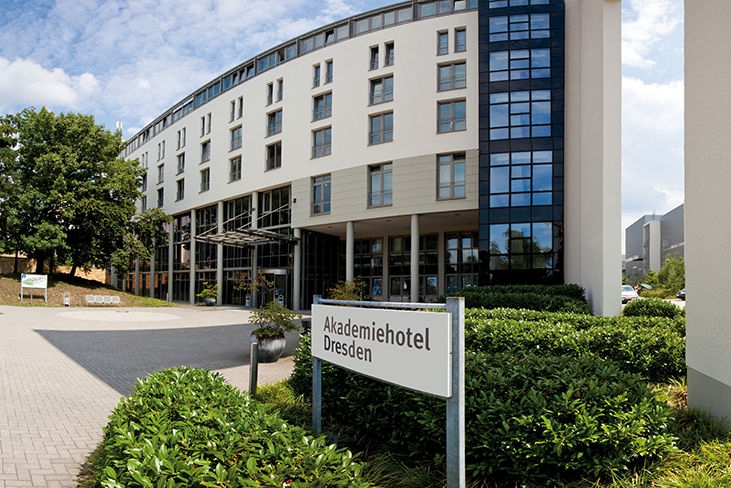 Außenansicht des Akademiehotels
