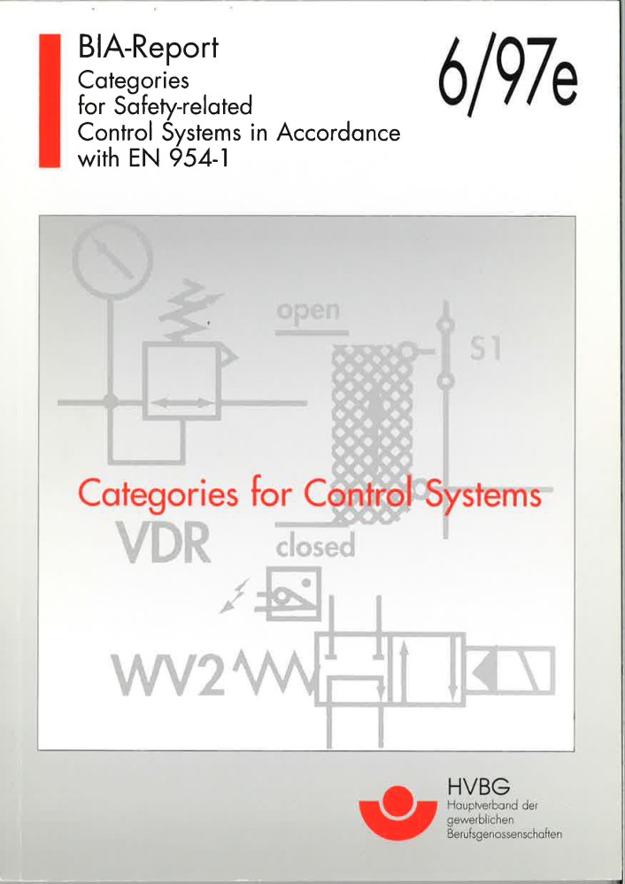 Categories for Safety-related Control Systems in Accordance