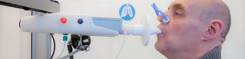 Messung der Lungenfunktion