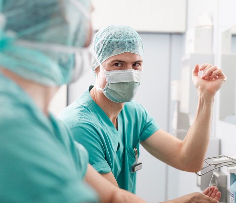 Krankenhauspersonal in der Klinik. Krankenhauspersonal in der Klinik.