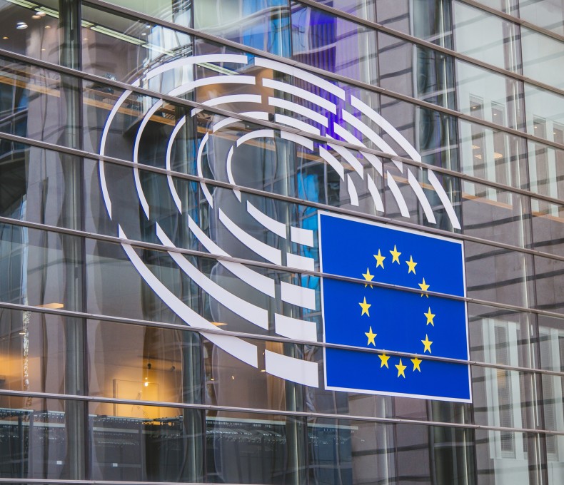 Zu sehen ist das Gebäude des Europäischen Parlaments in Brüssel. Zu sehen ist das Gebäude des Europäischen Parlaments in Brüssel.